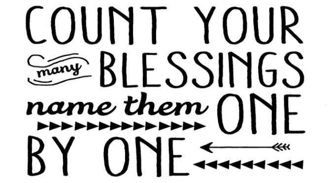 Counting Your Blessings
